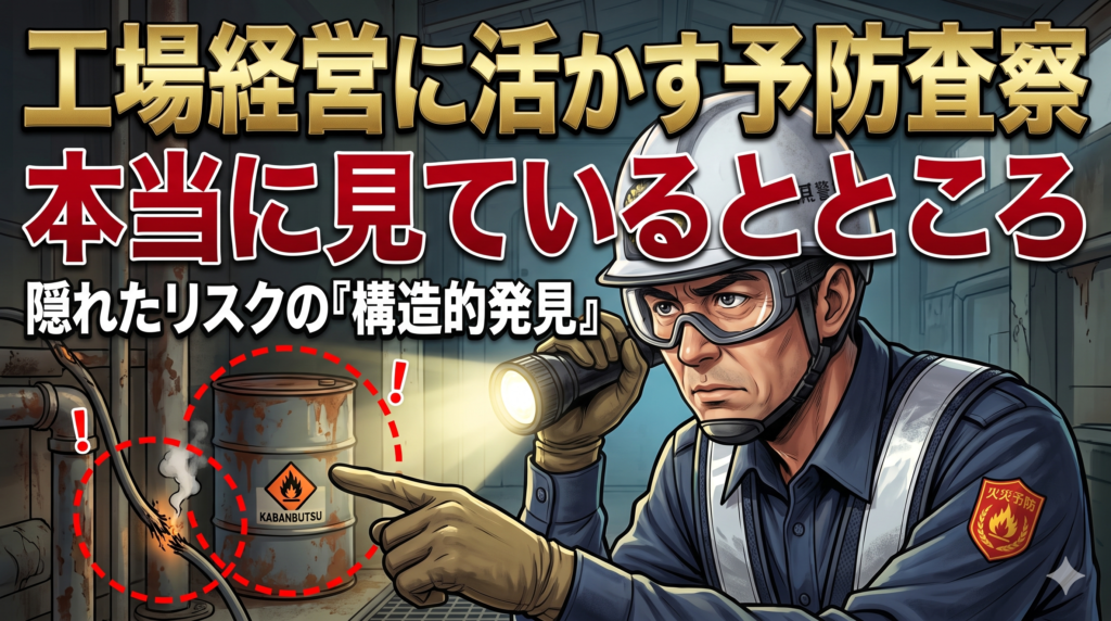 消防予防査察の裏話
